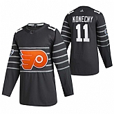 Flyers 11 Travis Konecny Gray 2020 NHL All-Star Game Adidas Jersey,baseball caps,new era cap wholesale,wholesale hats